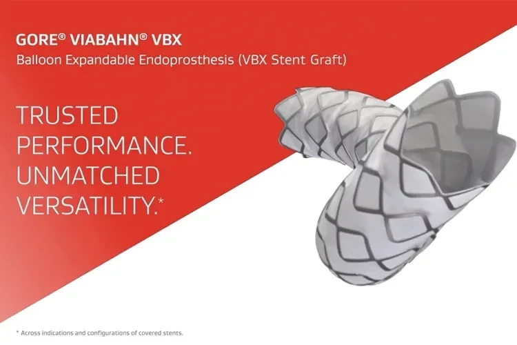 Video showing product and technical overview of VBX Stent Graft with reduced profile designed to improve device delivery 